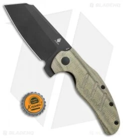 Kizer Vanguard Sheepdog XL C01C Liner Lock Knife Green Micarta (4" Black) -Kizer Store Kizer Vanguard Sheepdog XL C01C LL Green Micarta Black V5488E3 BHQ 118479 jr bottlecap