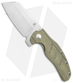 Kizer Vanguard Sheepdog XL C01C Liner Lock Knife Green Micarta (4" SW)