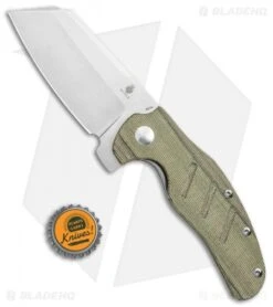 Kizer Vanguard Sheepdog XL C01C Liner Lock Knife Green Micarta (4" SW) -Kizer Store Kizer Vanguard Sheepdog XL C01C LL Green Micarta SW V5488E2 BHQ 118478 jr bottlecap