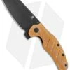 Kizer Vanguard Sheepdog XL C01C Liner Lock Knife Natural Micarta (4" Black)