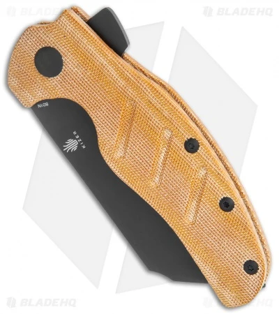 Kizer Vanguard Sheepdog XL C01C Liner Lock Knife Natural Micarta (4" Black) 2 Kizer Vanguard Sheepdog XL C01C Liner Lock Knife Natural Micarta (4" Black) - Image 2