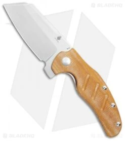 Kizer Vanguard Sheepdog XL C01C Liner Lock Knife Natural Micarta (4" SW)