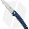 Kizer Vanguard Splinter Flipper Knife Blue/Black G-10 (3.2" Stonewash N690)
