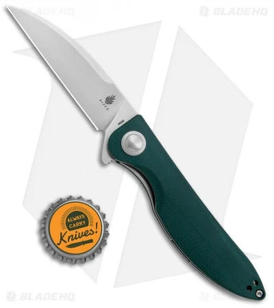 Kizer Swaggs Swayback Liner Lock Knife Green G-10 (3" Stonewash) V3566N5 4 Kizer Swaggs Swayback Liner Lock Knife Green G-10 (3" Stonewash) V3566N5 - Image 4