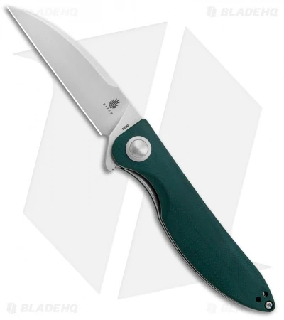 Kizer Swaggs Swayback Liner Lock Knife Green G-10 (3" Stonewash) V3566N5 1 Kizer Swaggs Swayback Liner Lock Knife Green G-10 (3" Stonewash) V3566N5