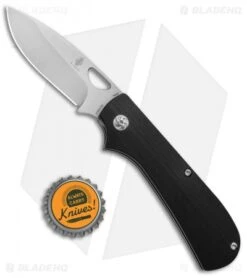 Kizer Vanguard Vagnino Zipslip Slipjoint Knife Black G-10 (2.8" SW) V3507N1 -Kizer Store Kizer Vanguard Vagnino Zipslip SJ Black G 10 SW V3507N1 BHQ 80411 jr bottlecap