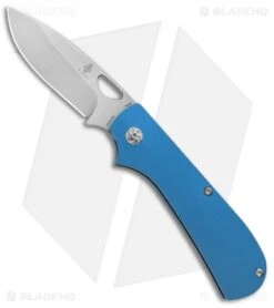Kizer Vanguard Vagnino Zipslip Slipjoint Knife Blue G-10 (2.8" Stonewash)