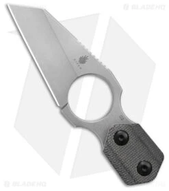 Kizer Variable Wharncliffe Fixed Blade Knife Black Micarta (3.43" Satin) 1052A1