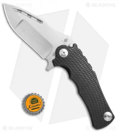Kizer Willumsen Maddox Frame Lock Knife Black Titanium (3.875" Stonewash) Ki5486 4 Kizer Willumsen Maddox Frame Lock Knife Black Titanium (3.875" Stonewash) Ki5486 - Image 4