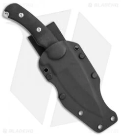 Kizer Willumsen Super Bad Drop Point Fixed Blade Black G-10 (4.75" SW) Ki1017A1 -Kizer Store Kizer Willumsen Super Bad dp black G10 sw BHQ 52094 er sheath