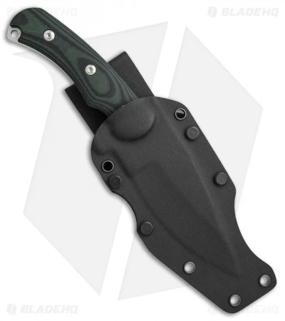 Kizer Willumsen Super Bad Drop Point Fixed Blade Black/Green (4.75" SW) Ki1017A2 3 Kizer Willumsen Super Bad Drop Point Fixed Blade Black/Green (4.75" SW) Ki1017A2 - Image 3