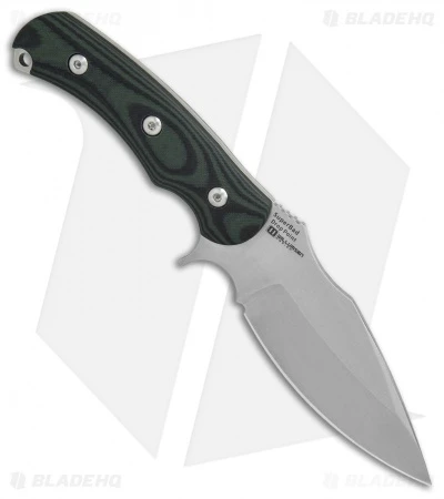 Kizer Willumsen Super Bad Drop Point Fixed Blade Black/Green (4.75" SW) Ki1017A2 2 Kizer Willumsen Super Bad Drop Point Fixed Blade Black/Green (4.75" SW) Ki1017A2 - Image 2