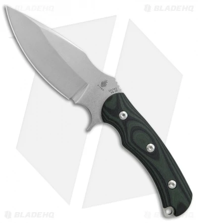 Kizer Willumsen Super Bad Drop Point Fixed Blade Black/Green (4.75" SW) Ki1017A2 1 Kizer Willumsen Super Bad Drop Point Fixed Blade Black/Green (4.75" SW) Ki1017A2