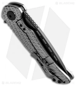 Kizer Willumsen Yamakasi Frame Lock Flipper Knife (3.5" Black) Ki4489 -Kizer Store Kizer Willumsen Yamakasi Black Ki4489 BHQ 50200 jr side