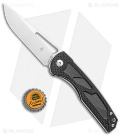 Kizer Yukon Liner Lock Knife Black (3.39" Stonewash) V4004 -Kizer Store Kizer Yukon Liner Lock Knife Black Stonewash V4004 BHQ 106934 kp bottlecap jr