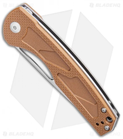 Kizer Yukon Liner Lock Knife Brown (3.39" Stonewash) V4004N2 2 Kizer Yukon Liner Lock Knife Brown (3.39" Stonewash) V4004N2 - Image 2