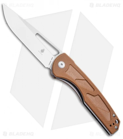 Kizer Yukon Liner Lock Knife Brown (3.39" Stonewash) V4004N2 1 Kizer Yukon Liner Lock Knife Brown (3.39" Stonewash) V4004N2