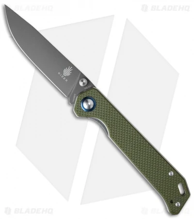 Kizer Azo Vanguard Series Begleiter Knife Green G-10 (3.5" Gray) V4458A2 1 Kizer Azo Vanguard Series Begleiter Knife Green G-10 (3.5" Gray) V4458A2