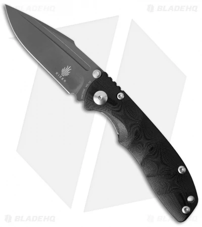 Kizer Vanguard Series Bolt Knife Black G-10 (3.5" Gray) V4412A1 1 Kizer Vanguard Series Bolt Knife Black G-10 (3.5" Gray) V4412A1