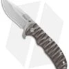 Kizer Cutlery V3 Flipper Frame Lock Knife Gray Titanium (3.5" Stonewash) Ki401B1