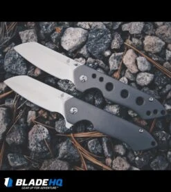 Kizer Degnan Guru Frame Lock Knife Titanium W/ Holes (3" Satin) Ki3504A1 -Kizer Store kizer degnan guru ti flipper thumbstud dl 1