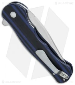 Kizer Vanguard Series Dorado Flipper Knife BlackBlue G-10 (3.5" Satin) V4455A2 5 Kizer Vanguard Series Dorado Flipper Knife BlackBlue G-10 (3.5" Satin) V4455A2 -Kizer Store kizer dorado a2 side cm