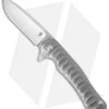 Kizer Cucchiara Dukes Flipper Knife Stonewash Titanium (3.625" Satin) Ki5466A2