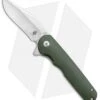 Kizer Vanguard Flashbang A2 Liner Lock Knife Green G-10 (3" Satin)