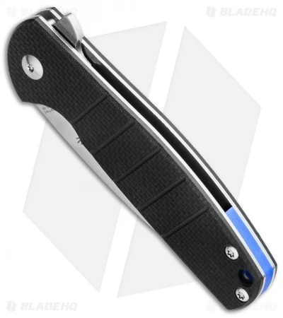 Kizer Vanguard Laconico Gemini Flipper Black G-10 (3.1" Stonewash) V3471N1 2 Kizer Vanguard Laconico Gemini Flipper Black G-10 (3.1" Stonewash) V3471N1 - Image 2