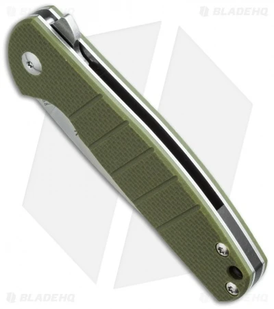 Kizer Vanguard Laconico Gemini Flipper Green G-10 (3.1" Stonewash) V3471N2 2 Kizer Vanguard Laconico Gemini Flipper Green G-10 (3.1" Stonewash) V3471N2 - Image 2