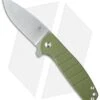 Kizer Vanguard Laconico Gemini Flipper Green G-10 (3.1" Stonewash) V3471N2