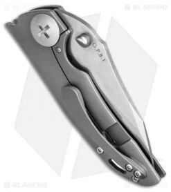 Kizer John Gray GPB1 Folding Knife Titanium (3.5" Gray) Ki4473 -Kizer Store kizer gpb1 ki4473 back dl