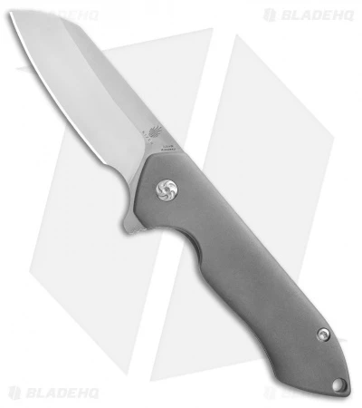 Kizer Degnan Guru Flipper Knife Titanium (3" Satin) Ki3504K2 1 Kizer Degnan Guru Flipper Knife Titanium (3" Satin) Ki3504K2