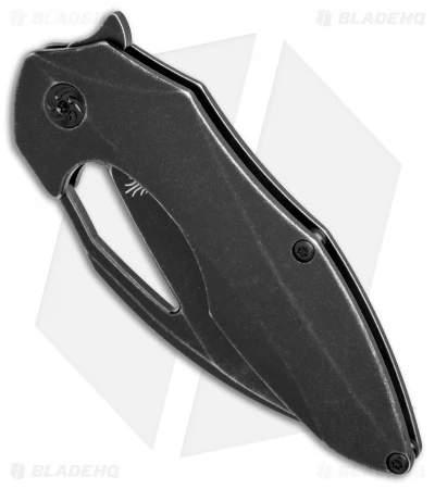 Kizer Isham Megatherium Flipper Knife Titanium (3.6" Black SW) Ki4502A2 2 Kizer Isham Megatherium Flipper Knife Titanium (3.6" Black SW) Ki4502A2 - Image 2