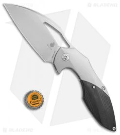 Kizer Isham Megatherium Frame Lock Knife Carbon Fiber (3.6" Stonewash) Ki4502 7 Kizer Isham Megatherium Frame Lock Knife Carbon Fiber (3.6" Stonewash) Ki4502 -Kizer Store kizer isham megatherium sw cf Ki4502A1 BHQ 52403 dl size