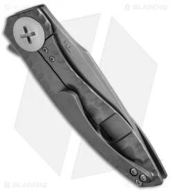 Kizer John Gray S.L.T. Flipper Knife Textured Ti (3.5" Stonewash) Ki4474A2 5 Kizer John Gray S.L.T. Flipper Knife Textured Ti (3.5" Stonewash) Ki4474A2 -Kizer Store kizer john gray ki4474a2 bhq 36467 cm side