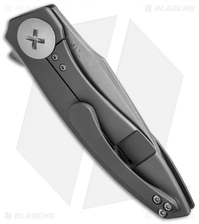 Kizer John Gray S.L.T. Flipper Knife Titanium (3.5" Stonewash) Ki4474A1 3 Kizer John Gray S.L.T. Flipper Knife Titanium (3.5" Stonewash) Ki4474A1 - Image 3