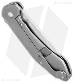 Kizer Matsuoka Kala Flipper Knife Titanium (3.75" Satin) Ki4479 -Kizer Store kizer kala ki4479 BHQ 34539 jr side