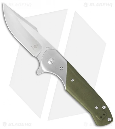 Kizer Vanguard Kane Liner Lock Knife Green G-10 (3.5" Stonewash) V4467A2 1 Kizer Vanguard Kane Liner Lock Knife Green G-10 (3.5" Stonewash) V4467A2