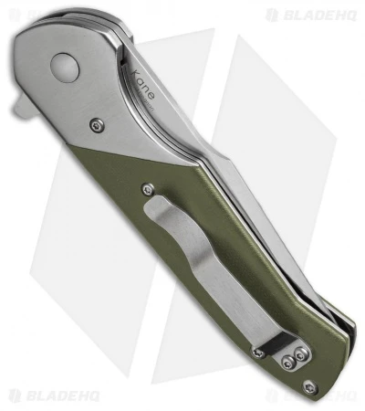 Kizer Vanguard Kane Liner Lock Knife Green G-10 (3.5" Stonewash) V4467A2 2 Kizer Vanguard Kane Liner Lock Knife Green G-10 (3.5" Stonewash) V4467A2 - Image 2