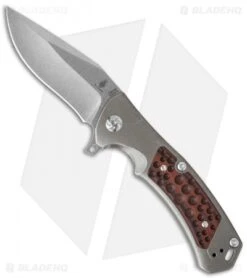 Kizer IFT-L Frame Lock Knife Titanium (3.5" Stonewash) Ki4452