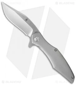 Kizer Cucchiara Trifecta Frame Lock Knife Titanium (3.875" Stonewash) Ki5462A1
