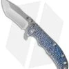 Kizer V3 Bantam Rugiada Tanto Knife Titanium (3.25" Stonewash) Ki3401T1 BMM