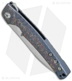 Kizer Splinter Frame Lock Knife Titanium (3.375" Stonewash) Ki3457A2 -Kizer Store kizer ki3457a2 bottom cm