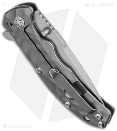 Kizer Caligine Frame Lock Knife Titanium (3.5" Stonewash) Ki401D 2 Kizer Caligine Frame Lock Knife Titanium (3.5" Stonewash) Ki401D - Image 2