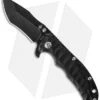 Kizer Caligine Tanto Frame Lock Knife Titanium (3.5" Black SW) Ki401DT1