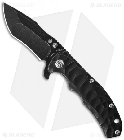 Kizer Caligine Tanto Frame Lock Knife Titanium (3.5" Black SW) Ki401DT1 1 Kizer Caligine Tanto Frame Lock Knife Titanium (3.5" Black SW) Ki401DT1