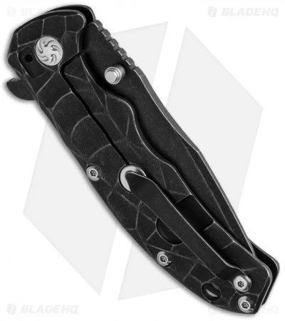 Kizer Caligine Tanto Frame Lock Knife Titanium (3.5" Black SW) Ki401DT1 2 Kizer Caligine Tanto Frame Lock Knife Titanium (3.5" Black SW) Ki401DT1 - Image 2