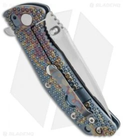 Kizer Folding Knife Black G-10/Titanium (3.75" Satin) Ki404B1 -Kizer Store kizer ki404b1 side