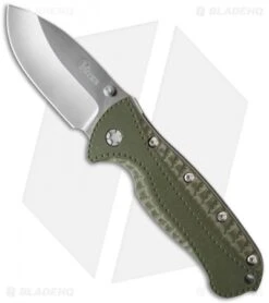 Kizer GTI Titanium Liner Lock Knife Green G-10 (3.5" Satin) Ki4416A2